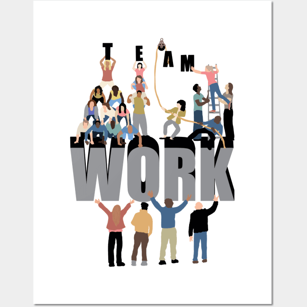 Teamwork Wall Art by Quick Brown Fox Canada 